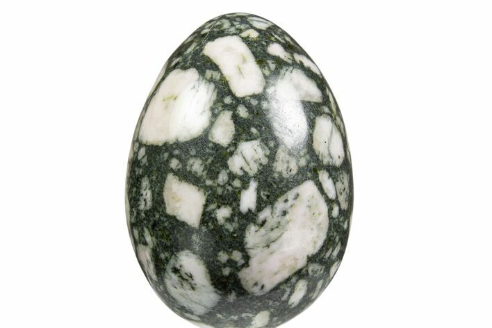 Polished Chinese Writing Rock Egg - Alaska #334140